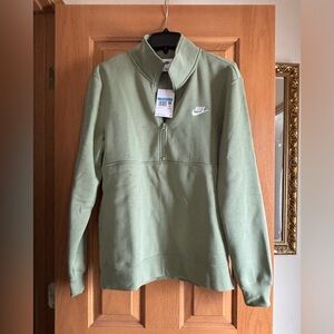 NWT Nike Men’s Club Fleece 1/4 Zip Pullover Size M